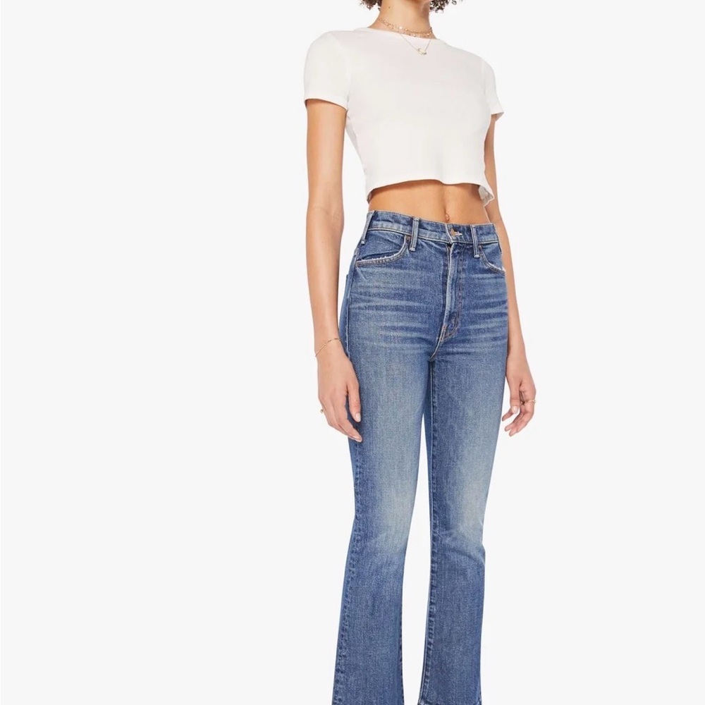 MOTHER Classic Denim Straight Leg Jeans - Picture 5 of 6